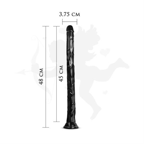 Consolador Black Mamba.  47,5cm